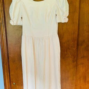 Lanz puff sleeved dress